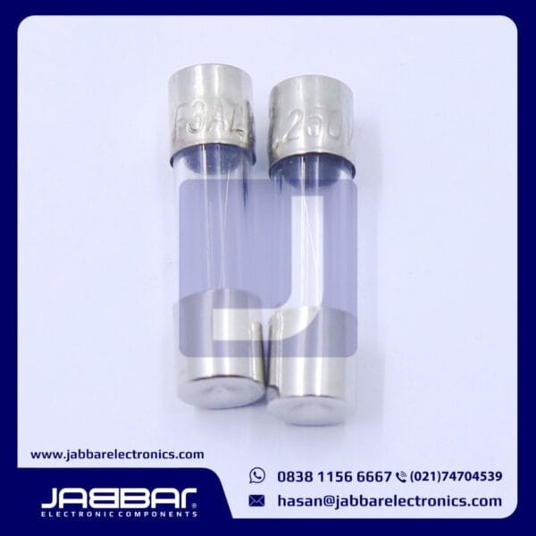 F3AL250V - 3A 250V FUSE GLASS 5x20mm