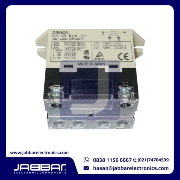 G7L-1A-BUB-CB 24VDC RELAY - SCREW TERMINAL