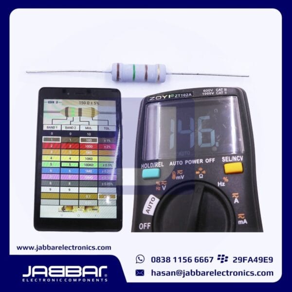 RESISTOR 150 OHM 2W 5% DIP - ABU-ABU