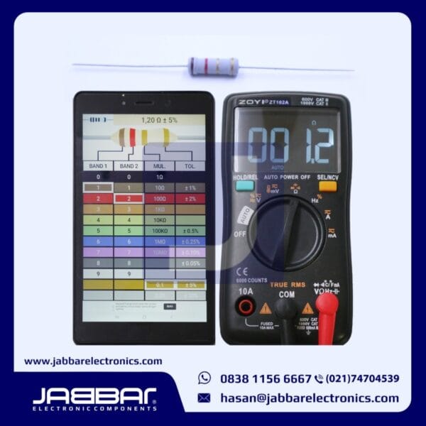 RESISTOR 1R2 OHM 1W 5% DIP (1,20 OHM) - ABU-ABU