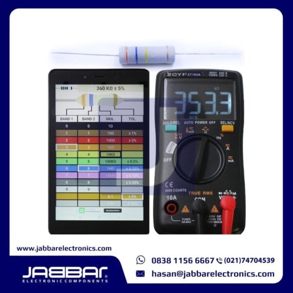 RESISTOR 360K OHM 5W 5% DIP - ABU-ABU