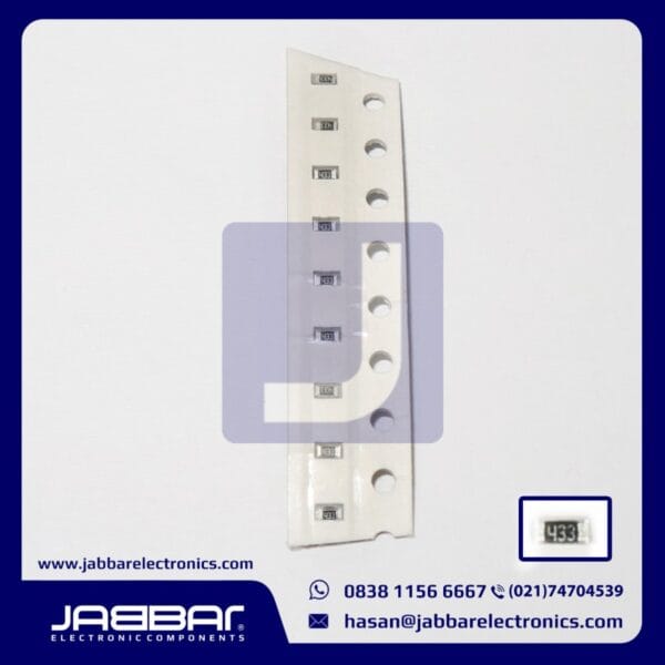 RESISTOR 433 - 43K OHM 1/10W SMD0603