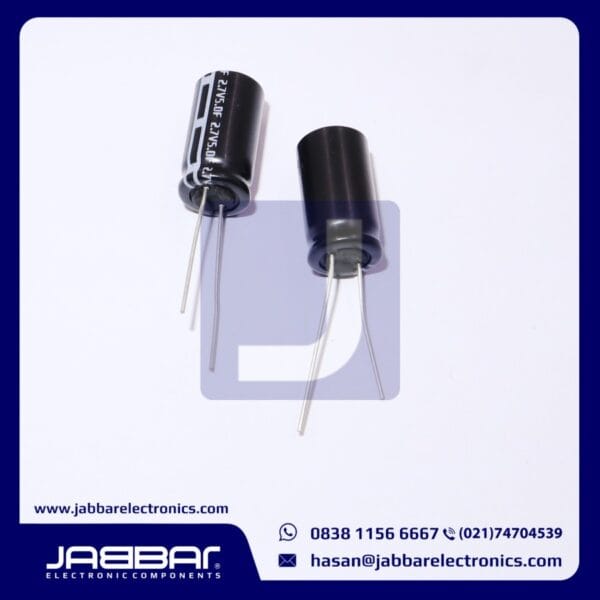 5.0F 2.7V DIP2 (L= 2 cm W= 1 cm)