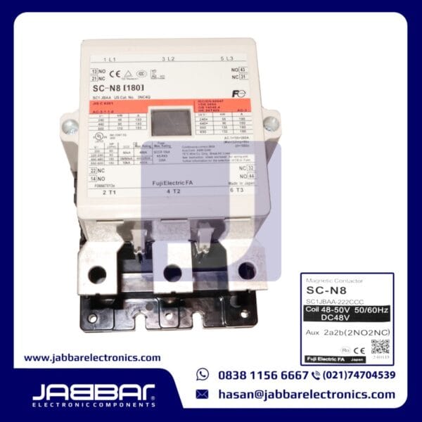 SC-N8-180 48-50V 50/60Hz DC48V MAGNETIC CONTACTOR