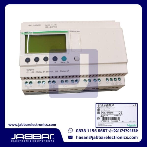 SR3B261FU - SR3 B261FU 100-240VAC 10.7VA 50/60Hz ZELIO LOGIC MODULAR