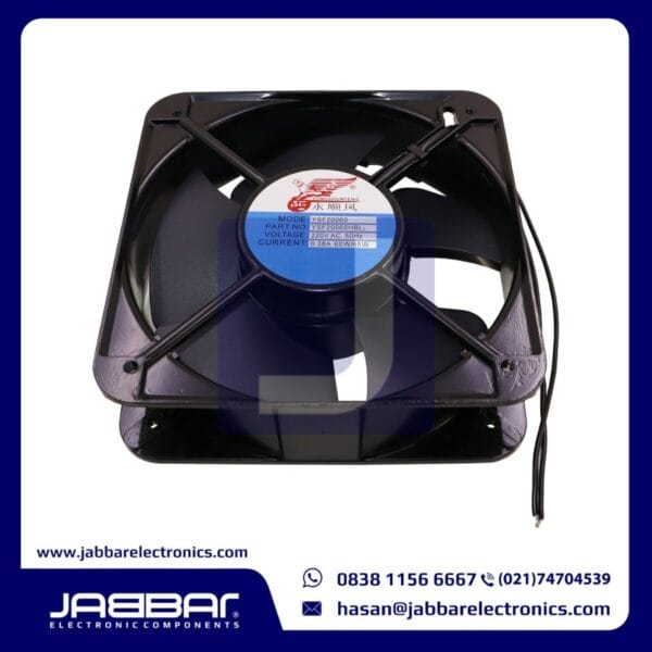 YSF20060-YSF20060HBL 220VAC 50Hz 0.38A 60W/65W FAN (3CABLE-20x20x6cm)