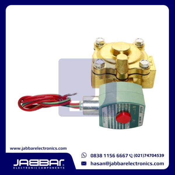 302379 - 8210G004LF 12VDC 11.6W 5-125(PSI) Red Hat Solenoid Valve