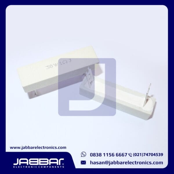 30W1RJ (30W 1 OHM 5%) RX27-3 RESISTOR CERAMICS CEMENT