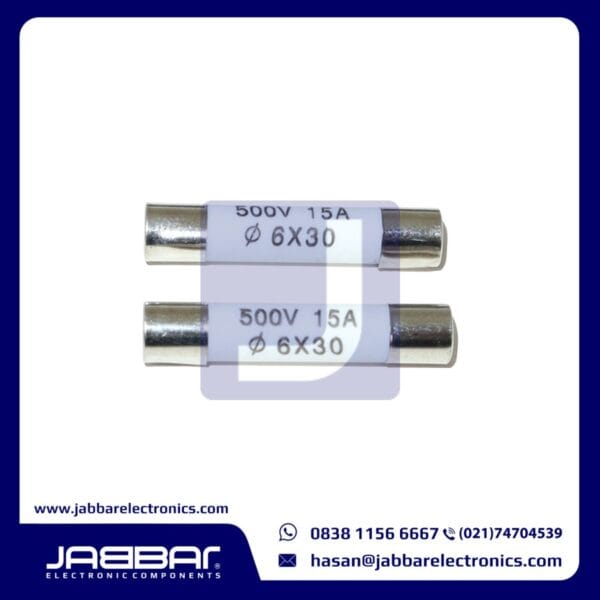 500V 15A FUSE CERAMICS 0.6x3cm