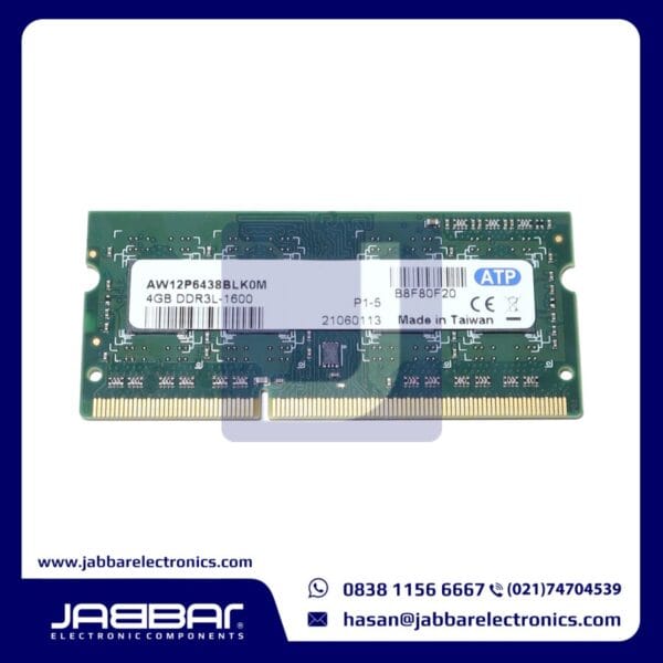 AW12P6438BLK0M 4GB DDR3L-1600 MEMORY MODULE BOARD - 204PIN