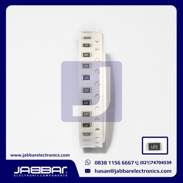 RESISTOR 6R8 - 6.8 OHM 1/4W (Seperempat) SMD1206