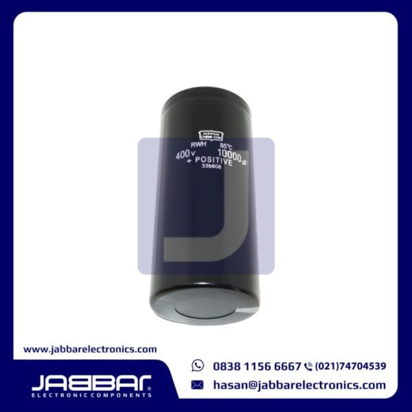 10.000uF 400V 85C Capacitor Srew (L= 17 CM W= 7.3 CM)