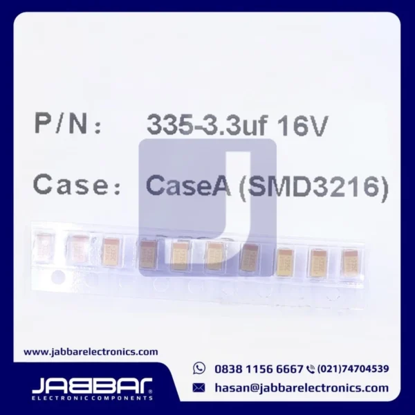 335 - 3.3uf 16V SMD (TIPE A 3216)