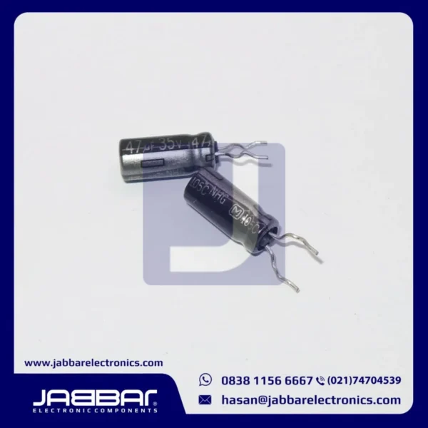 47uF 35V DIP (L= 1.2 cm W= 0.5 cm)