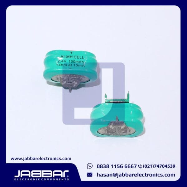 2.4V 150mAh 14hrs at 15mA DIP3 BATTERY