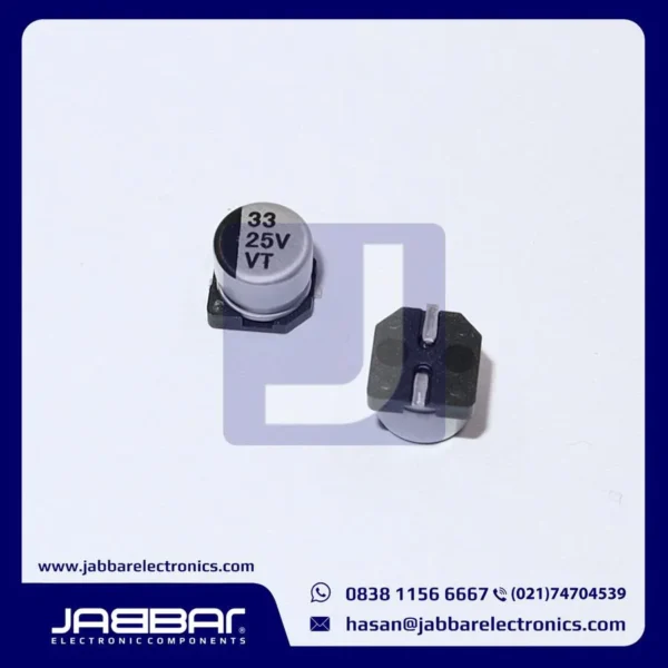 33uF 25V SMD - 6x5mm - Komponen Elektronik