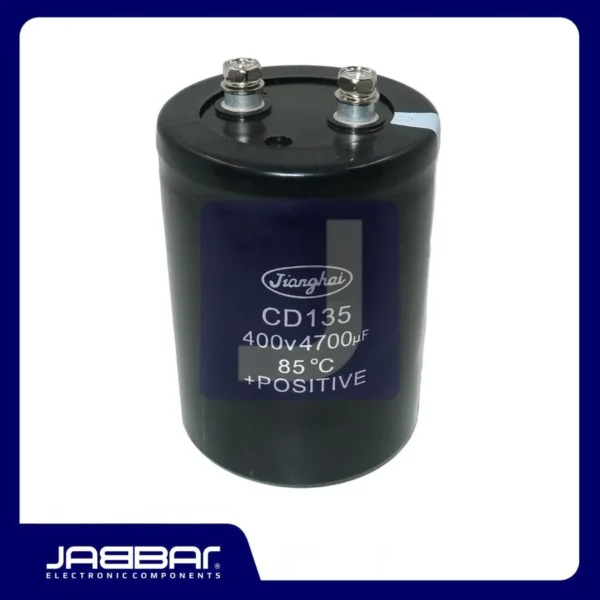 4700uF 400V CAPACITOR SCREW (L= 10.2 cm W= 7.6 cm) - Sparepart Elektronik