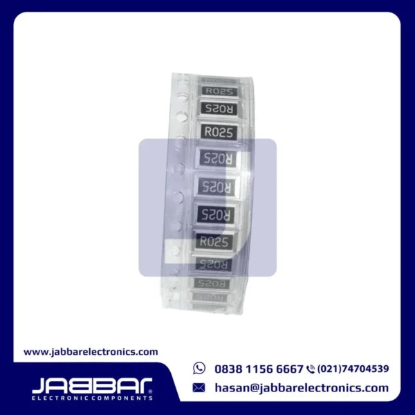 RESISTOR R025 - 0.025 Ohm 1W SMD2512