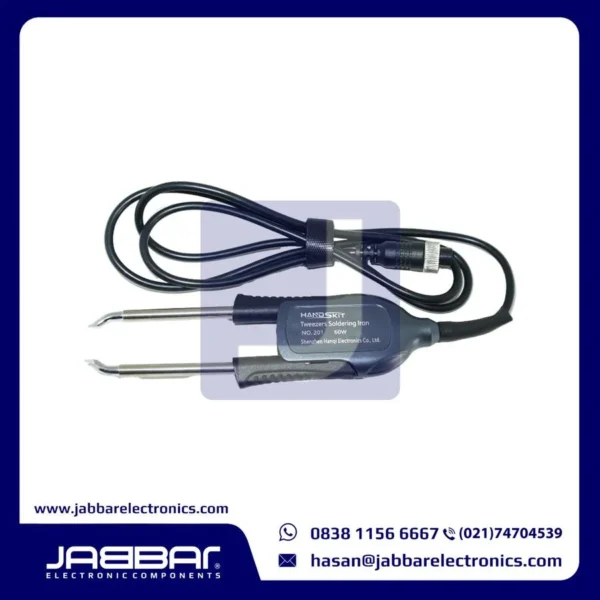 T12 Soldering Station Tweezers Soldering Iron NO.201 60W for Handskit STM32 - Tool for 5pin T12 X2 - For Clamping Electronics Components