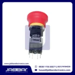 AH165-2V Ui250V 5A NO NC Emergency Stop Button Switch 4Pin
