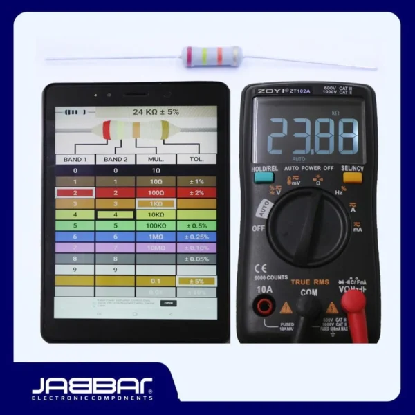 RESISTOR 24K OHM 1W 5% DIP - ABU-ABU - 10PCS