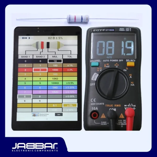 RESISTOR 82 OHM 1W 5% DIP - ABU-ABU - 10PCS