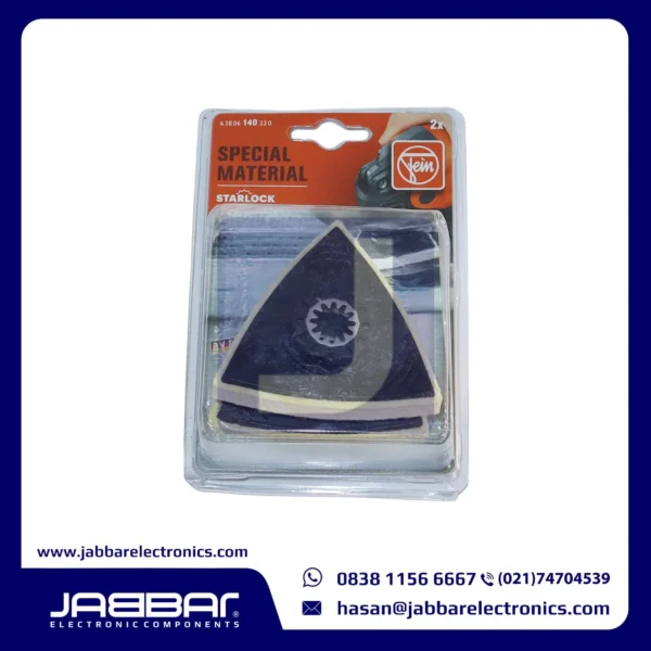 63806140220 Fein MultiMaster Starlock Felt Polishing Pad Set - 1 Pack of 2 Pcs (1 Pack isi 2 Pcs)