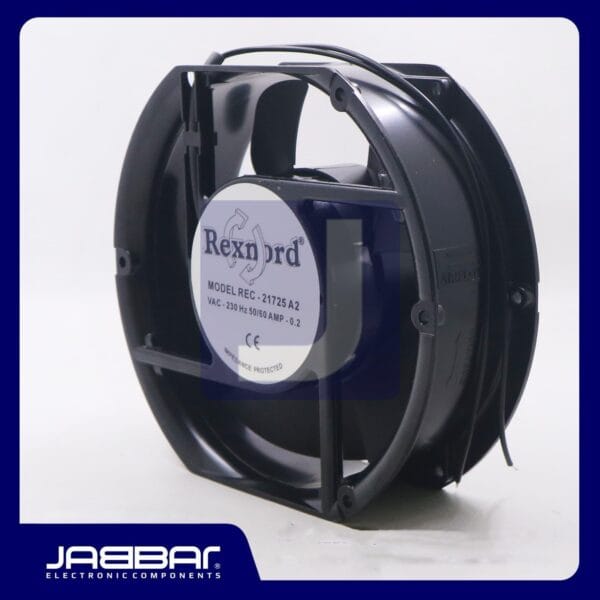 REC-21725 A2 VAC-230 Hz 50-60 AMP-0.2 FAN (2 CABLE - 17.7x17.7x7.6 cm)