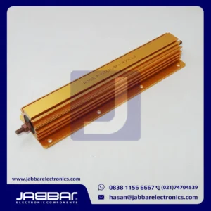 RX24-300W47RJ (300W 47 OHM 5%) WIREWOUND GOLD (L= 19,5 cm W= 5 cm)