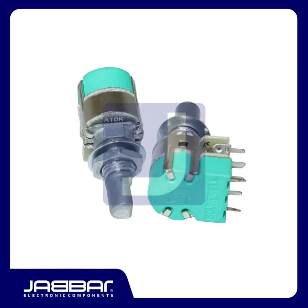 H120 A10K Double Potentiometer 6Pin As = 15MM - Sparepart elektronik