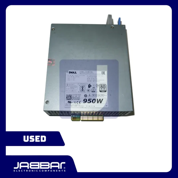 D950EF-00 DPS-950CB 950W Input = 100-240V 13.0-6.5A 50-60Hz Output = 950W MAX +12VDC 79.16A -12VDC 0.5A +12VSB 5.0A Switching Power Supply - USED