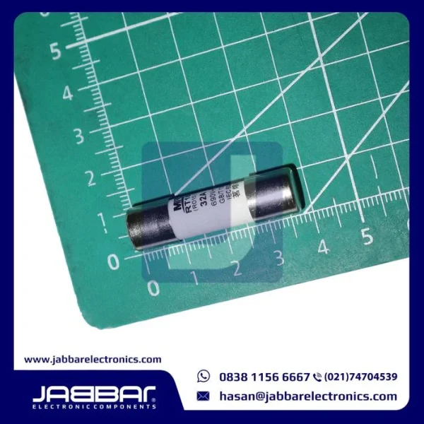 RT18-32 (RO15) 32A 690V-50kA CERAMIC FUSE (L= 3,8 cm W= 1 cm)
