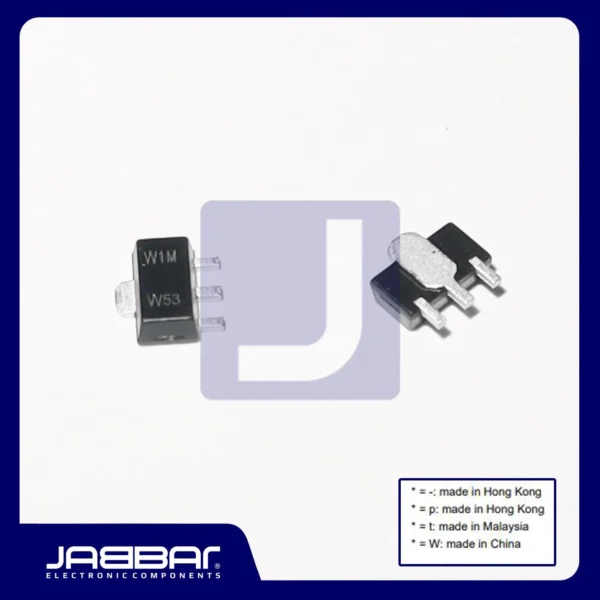 1M - PBSS4250X SOT-89 - Sparepart elektronik
