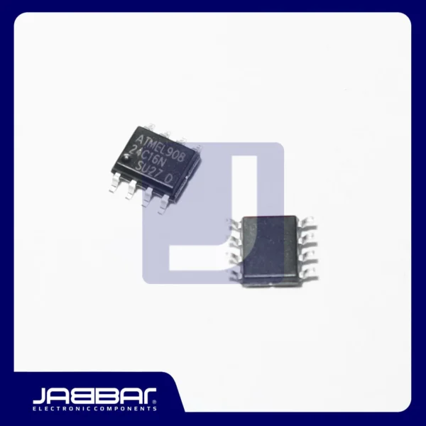 24C16N SU27 - AT24C16N-10SU-2.7 SOP8 - Sparepart elektronik
