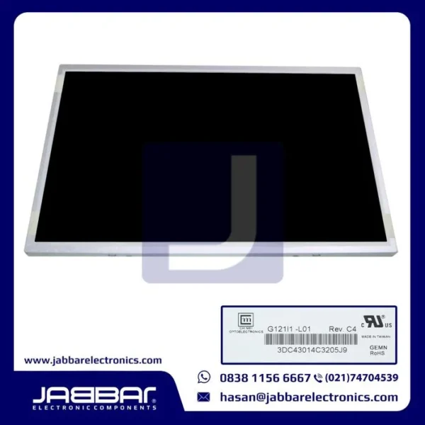 G121I1-L01 REV.C4 LCD (L= 27.8 cm W= 18.4 cm)