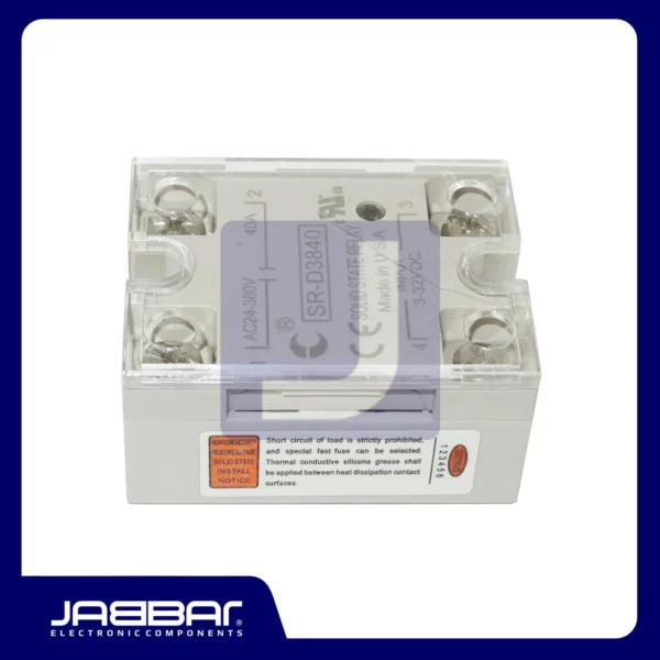 SR-D3840 AC24-380V 40A Input = 3-32VDC Solid State Relay