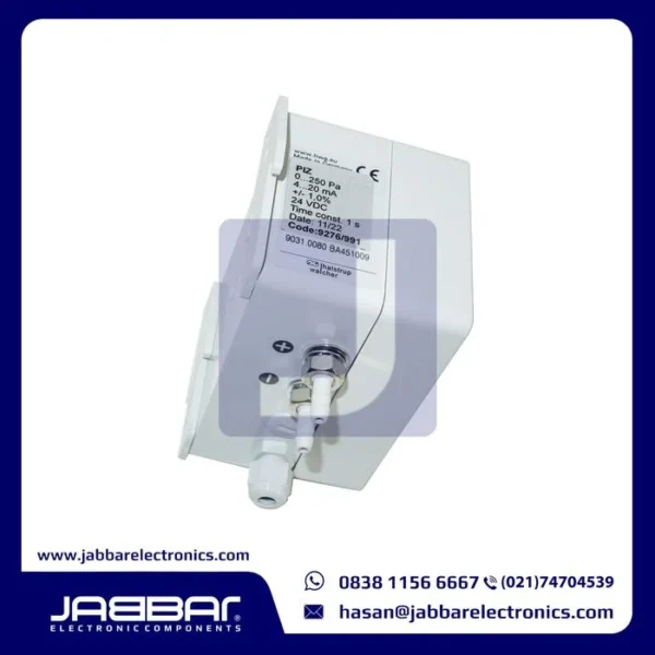 12320 9276-991 PIZ 0-250Pa 4-20mA +- 1.0% 24VDC Time Const. 1 s Pressure Transmitter