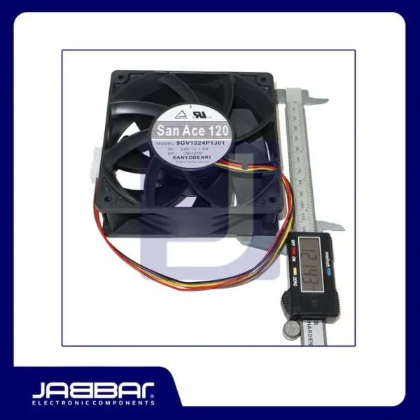 9GV1224P1J01 24V 1.5A FAN (4 Cable - 12x12x3.8cm)