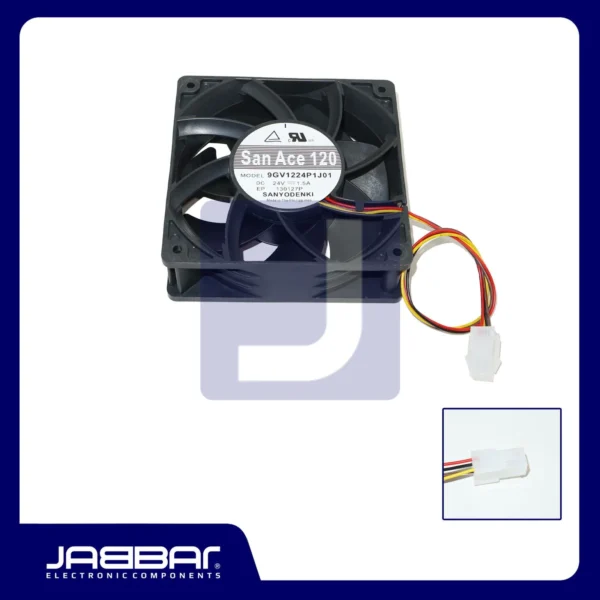 9GV1224P1J01 24V 1.5A FAN (4 Cable - 12x12x3.8cm)