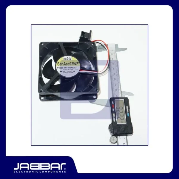 9WF0924S2031 DC24V 0.5A IP68 FAN (3 Cable - 9.2x9.2x3.2cm)