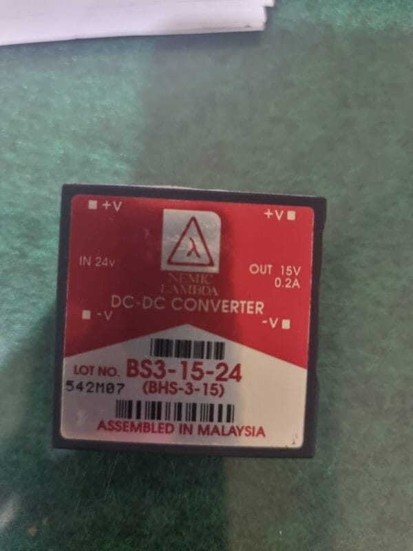 BS3-15-24 (BHS-3-15) (IN : 24V OUT : 15V 0.2A) DC-DC CONVERTER