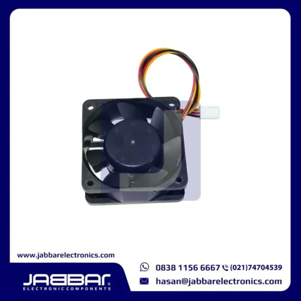 D06T-12TS16 01B 12VDC 0.23A FAN (3 Cable - 6x6x2.5cm)