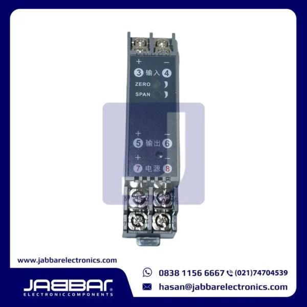 HDH-22 (In = DC 4-20mA Class = 0.1%FS Power = DC12-28V Out = 0-10V) Signal Isolator