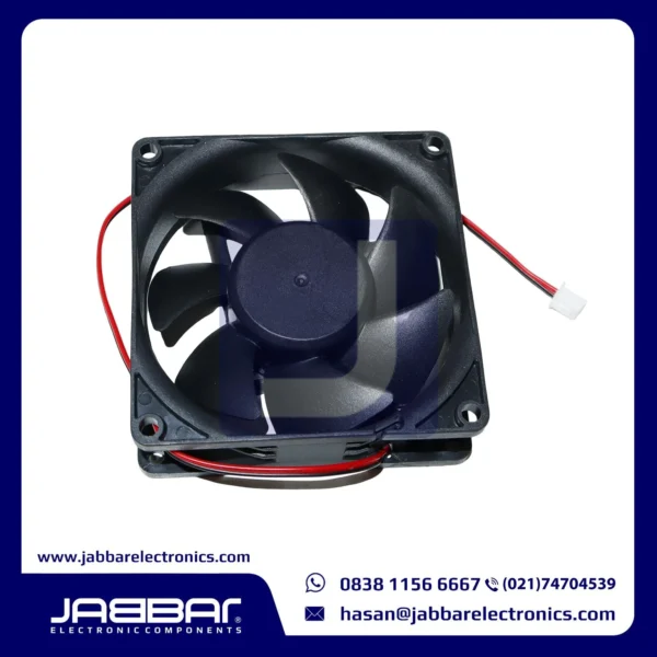 PE80252B3-D010-AB9 DC24V 3.29W FAN (2 Cable - 8x8x2.5cm)