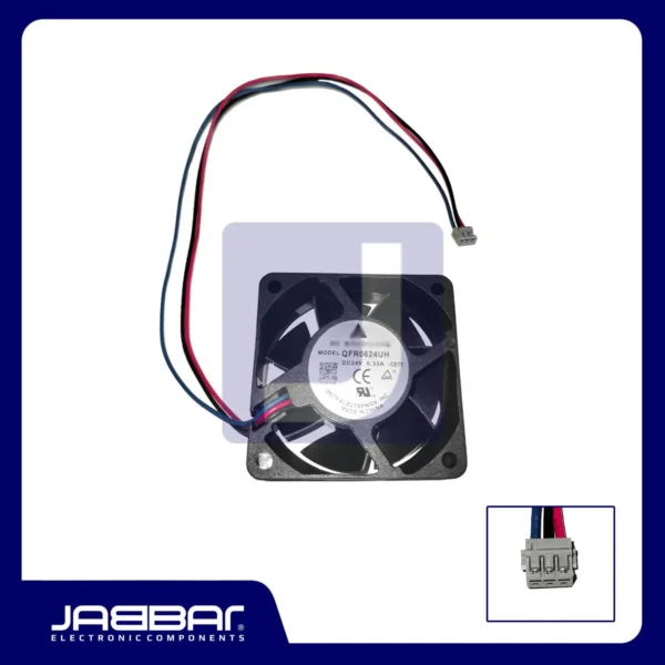 QFR0624UH DC24V 0.33A FAN (3 Cable - 6x6x2.5cm)