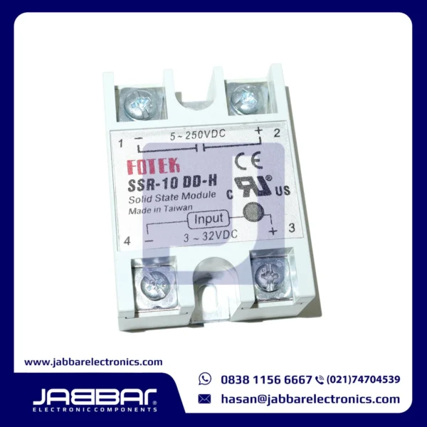 SSR-10-DD-H Input = 3-32VDC 5-250VDC Solid